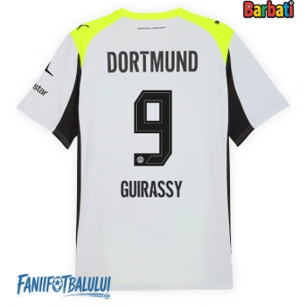 Borussia Dortmund Serhou Guirassy #9 Tricou Fotbal Replică 2025-26 Barbati Deplasare